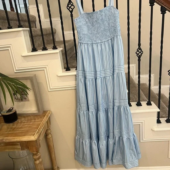 NWT Commense Striped Maxi Dress-Size XL - Picture 5 of 11
